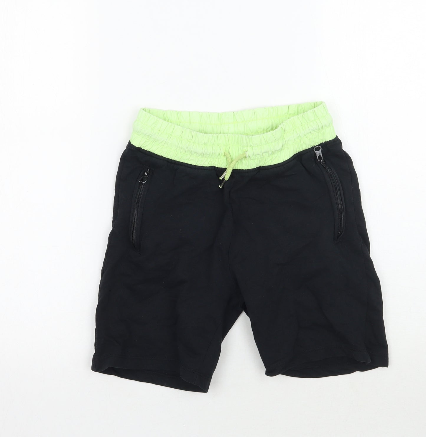 hulabaloo Boys Black   Sweat Shorts Size 9-10 Years