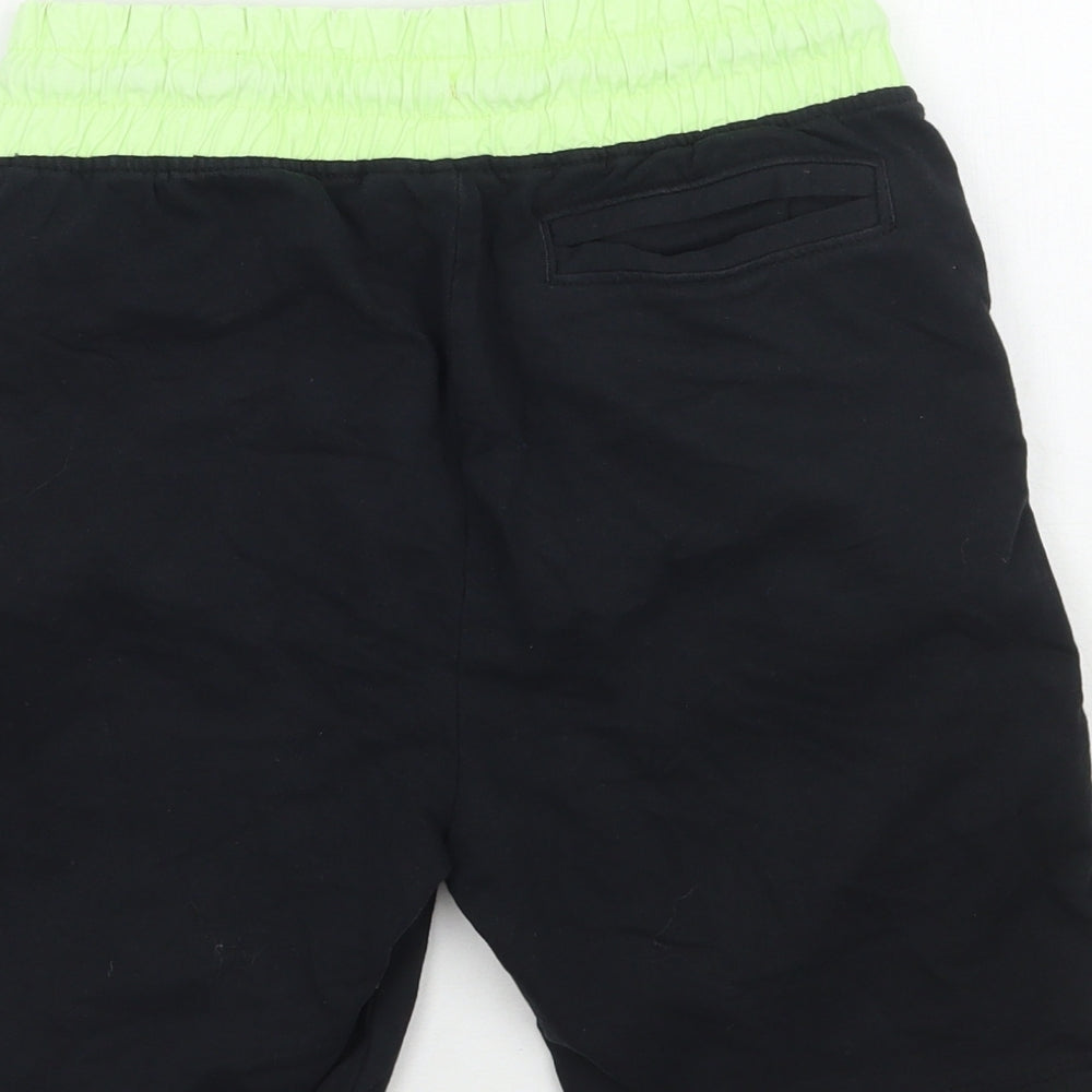 hulabaloo Boys Black   Sweat Shorts Size 9-10 Years