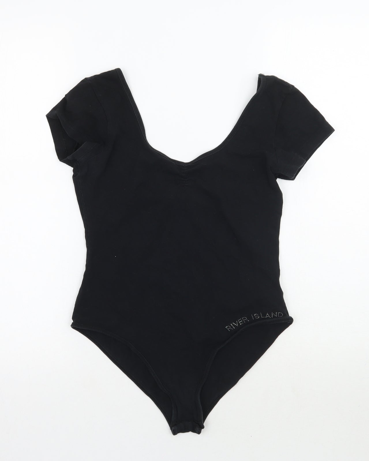River Island Womens Black   Bodysuit One-Piece Size M