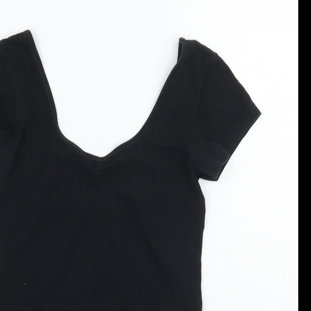 River Island Womens Black   Bodysuit One-Piece Size M