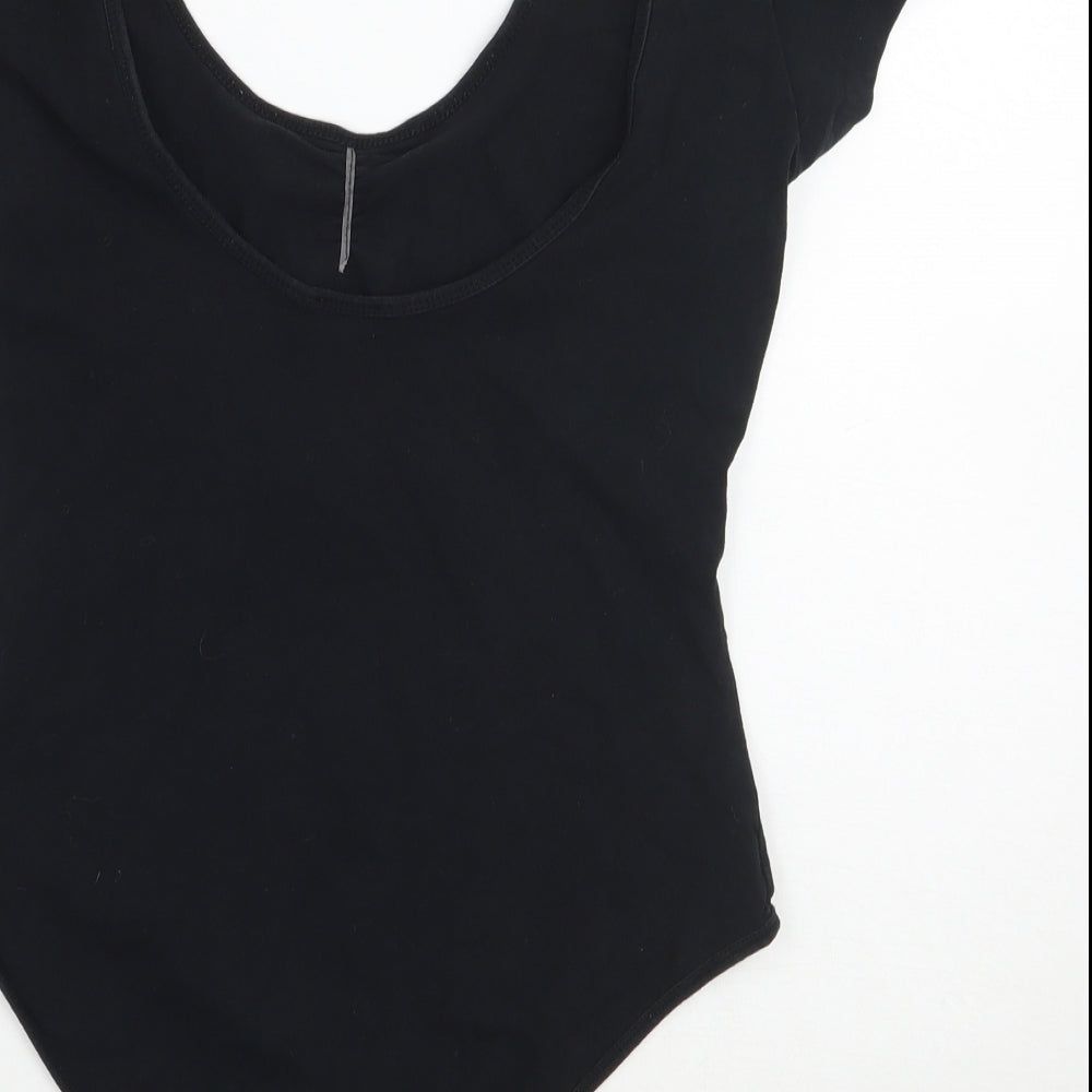 River Island Womens Black   Bodysuit One-Piece Size M