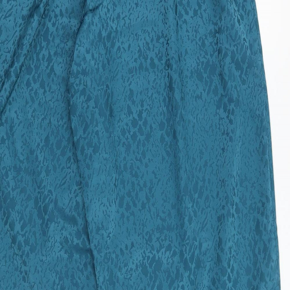 Jeff& co Womens Blue Animal Print   Pyjama Pants Size 14