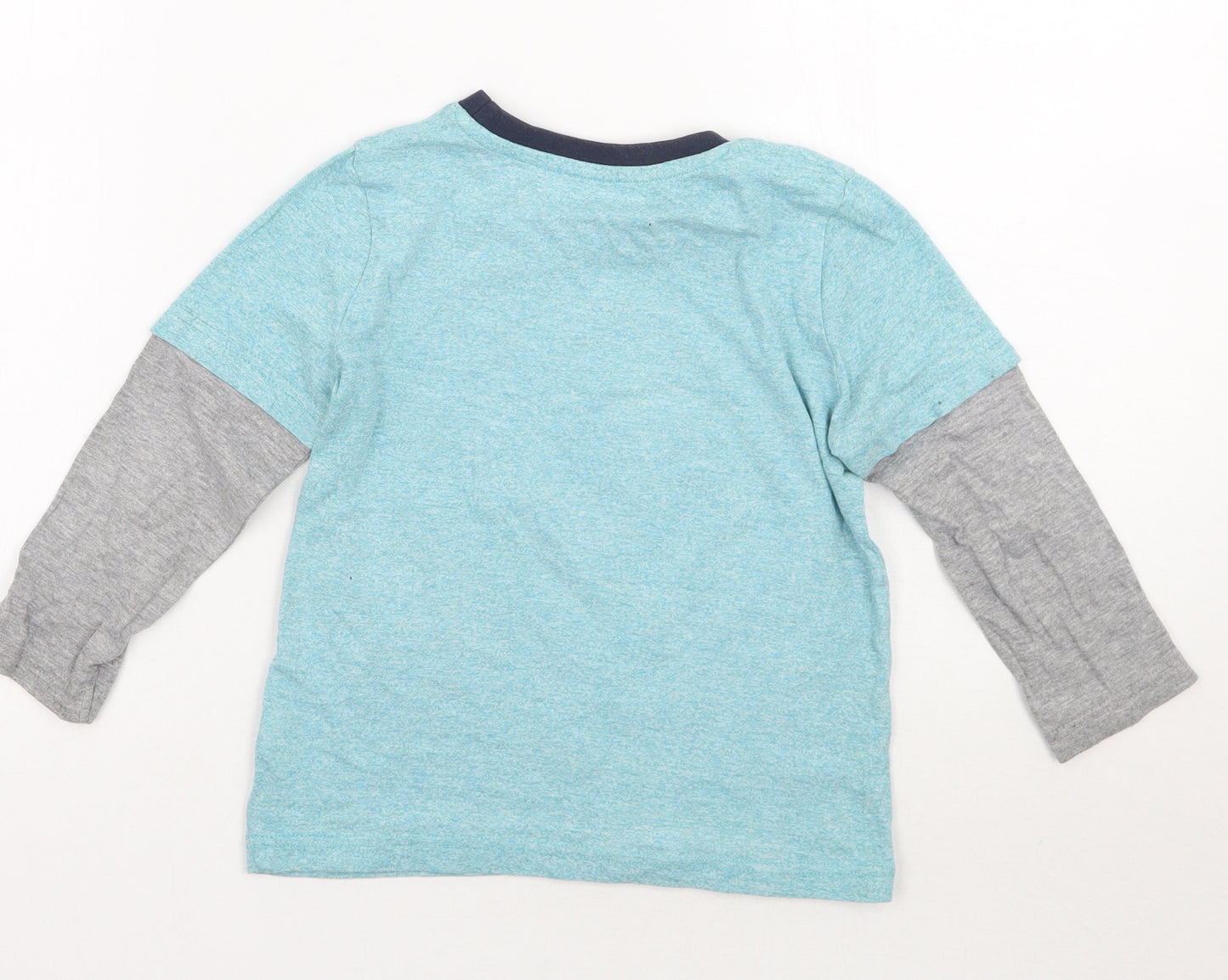 Nutmeg Boys Blue   Basic T-Shirt Size 3-4 Years