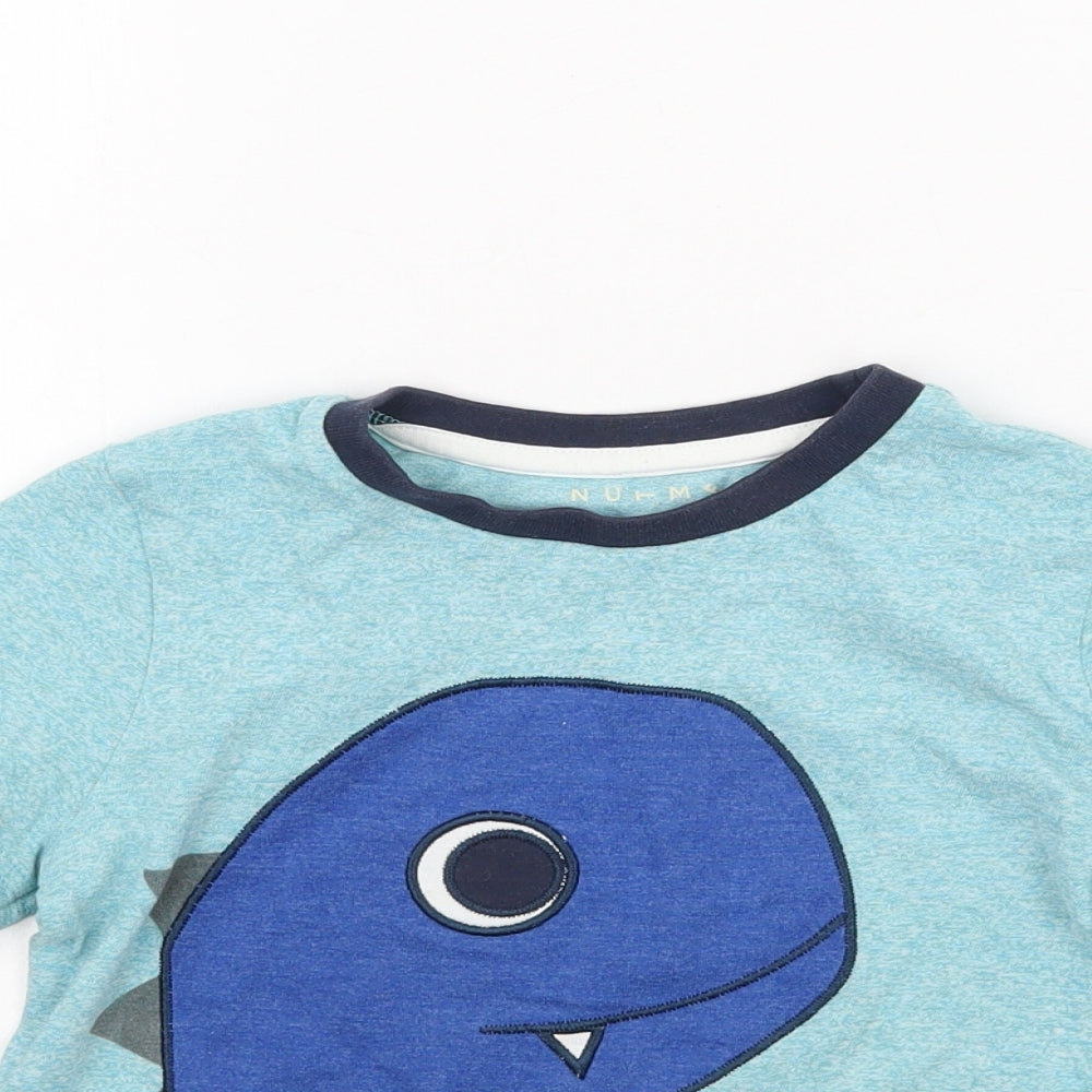 Nutmeg Boys Blue   Basic T-Shirt Size 3-4 Years
