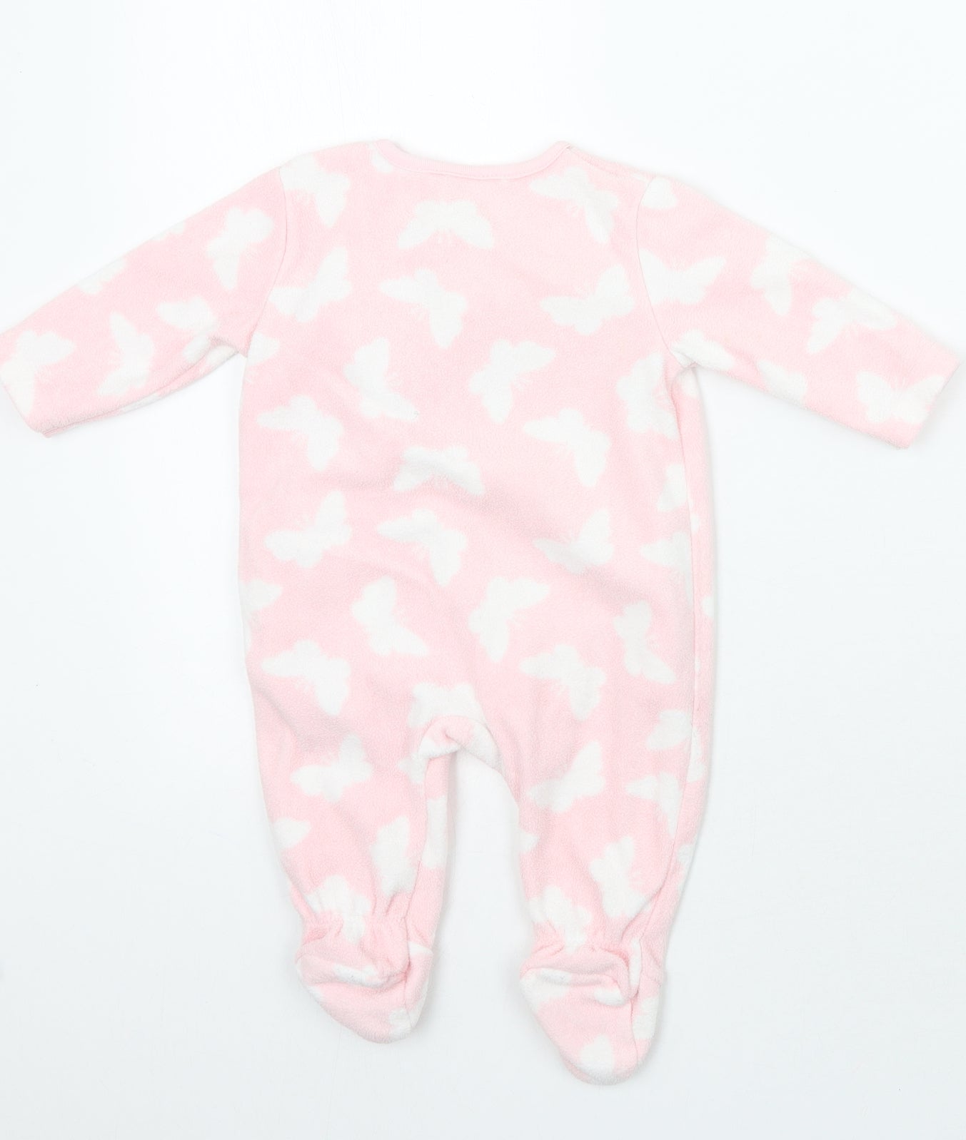 George Girls Pink Geometric  Babygrow One-Piece Size 0-3 Months