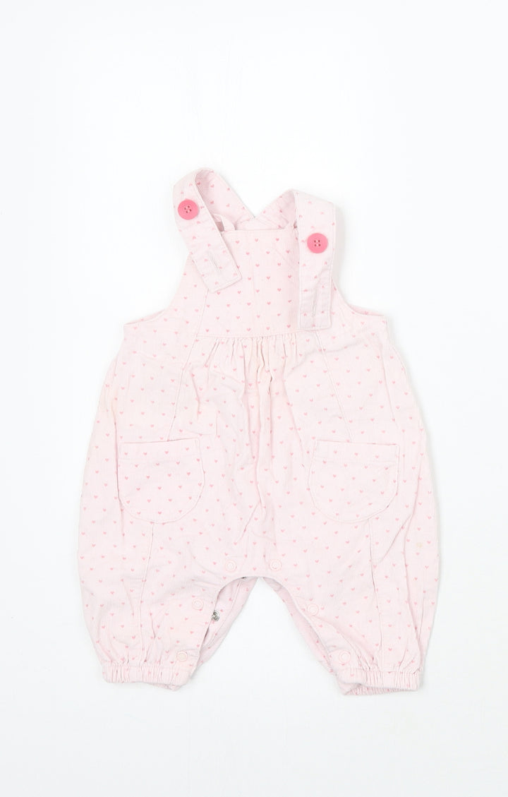 NEXT Girls Pink Geometric  Babygrow One-Piece Size 0-3 Months