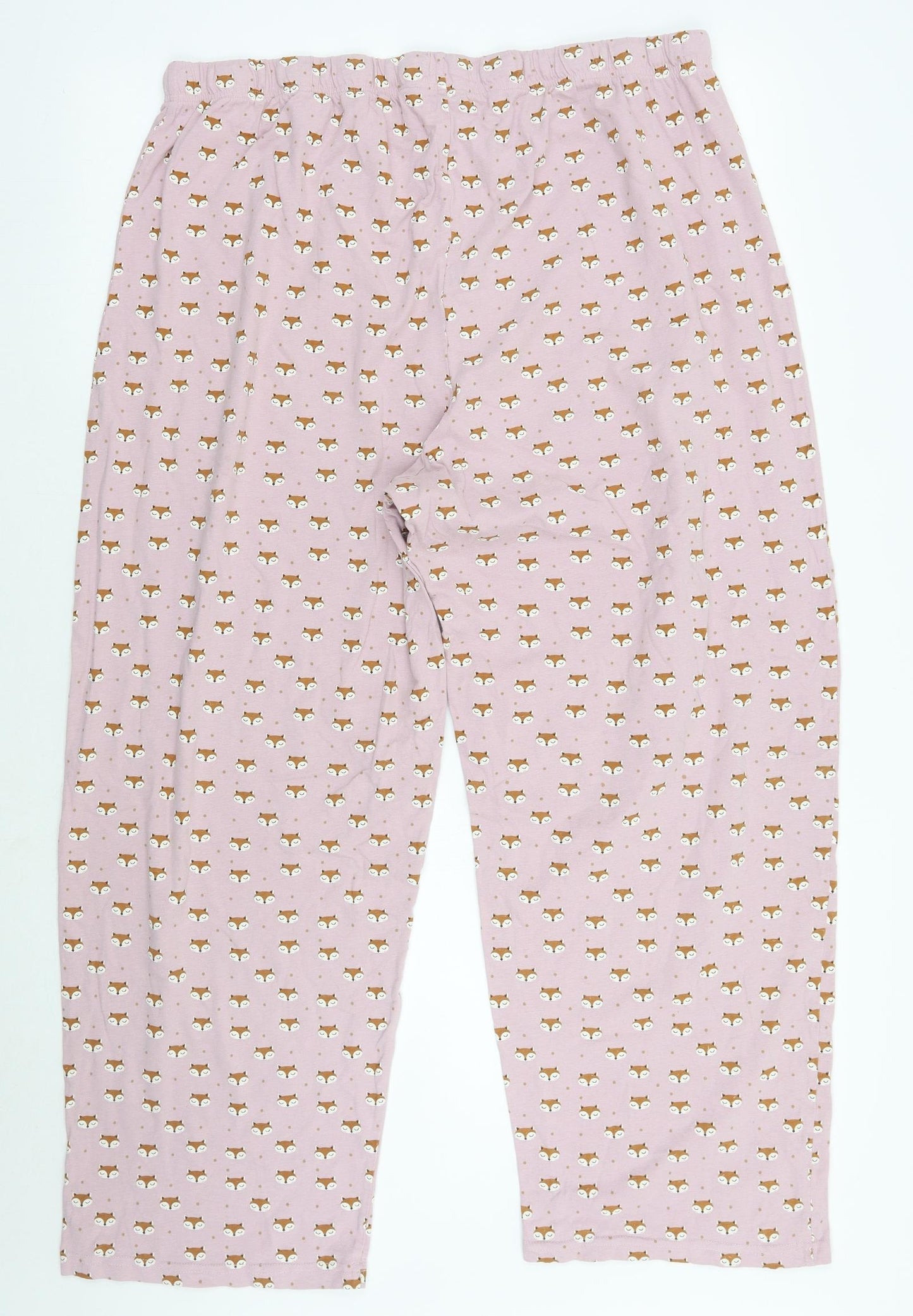 Nutmeg Womens Pink Animal Print   Pyjama Pants Size 20