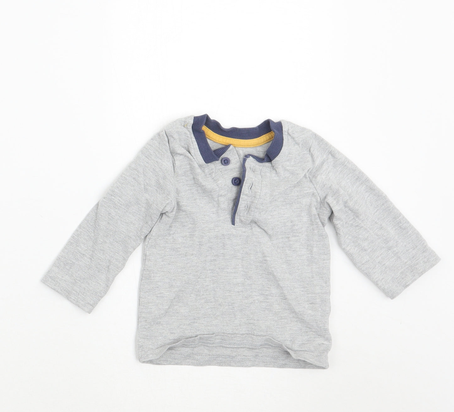 George Boys Grey   Basic T-Shirt Size 6-9 Months