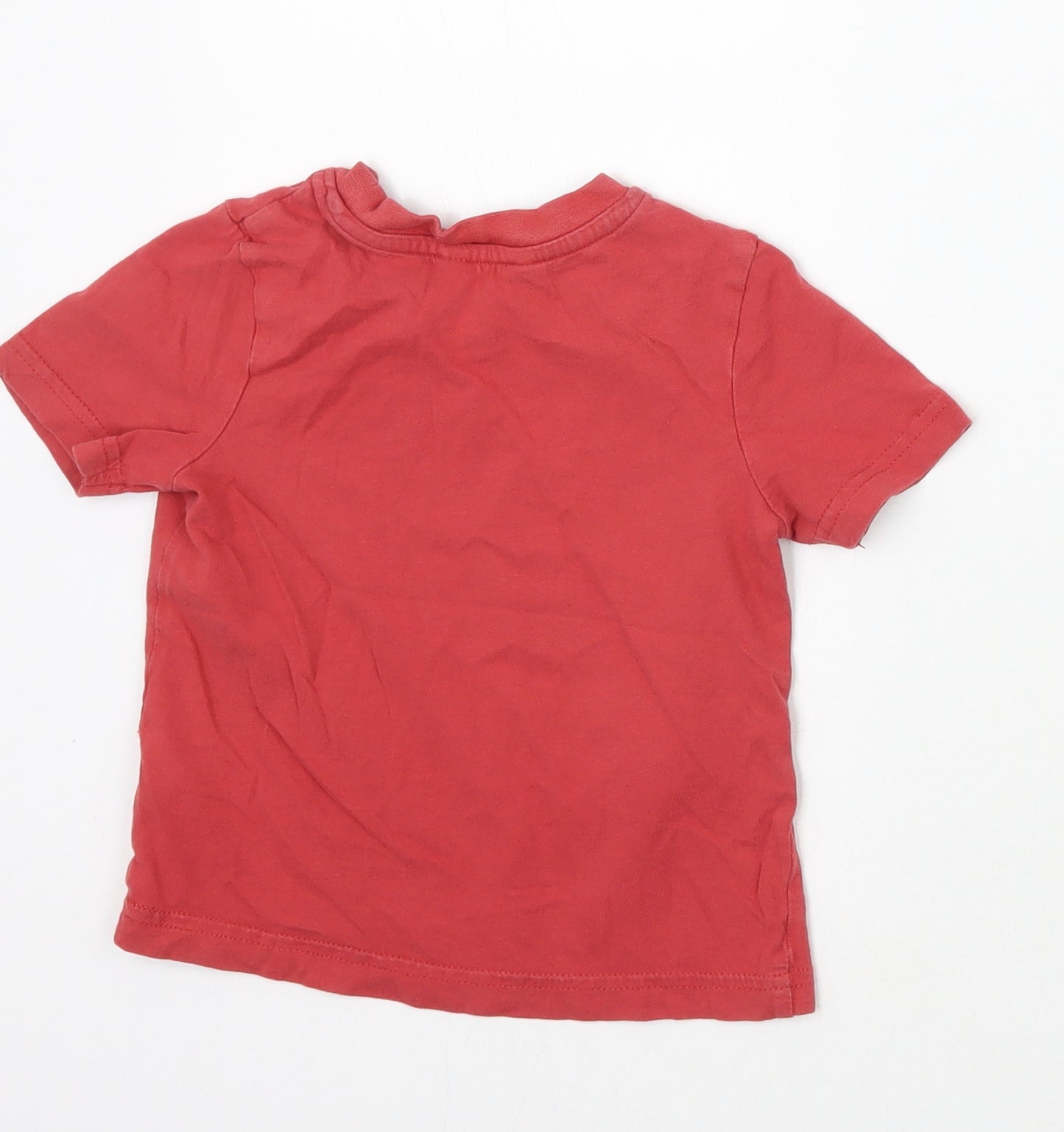 George Boys Red   Basic T-Shirt Size 2 Years