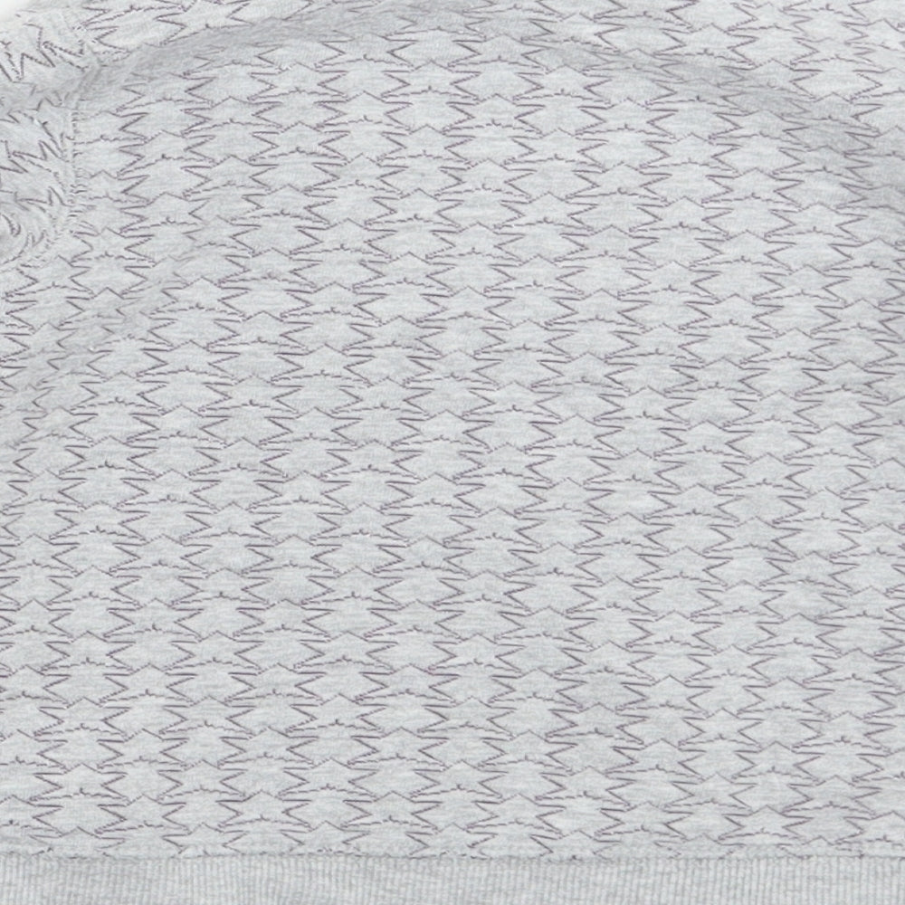 Matalan Baby Grey Geometric  Pullover Jumper Size 18-24 Months