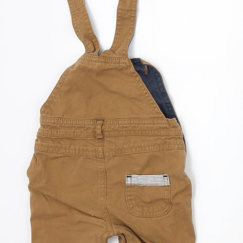 NEXT Boys Brown   Dungaree One-Piece Size 0-3 Months