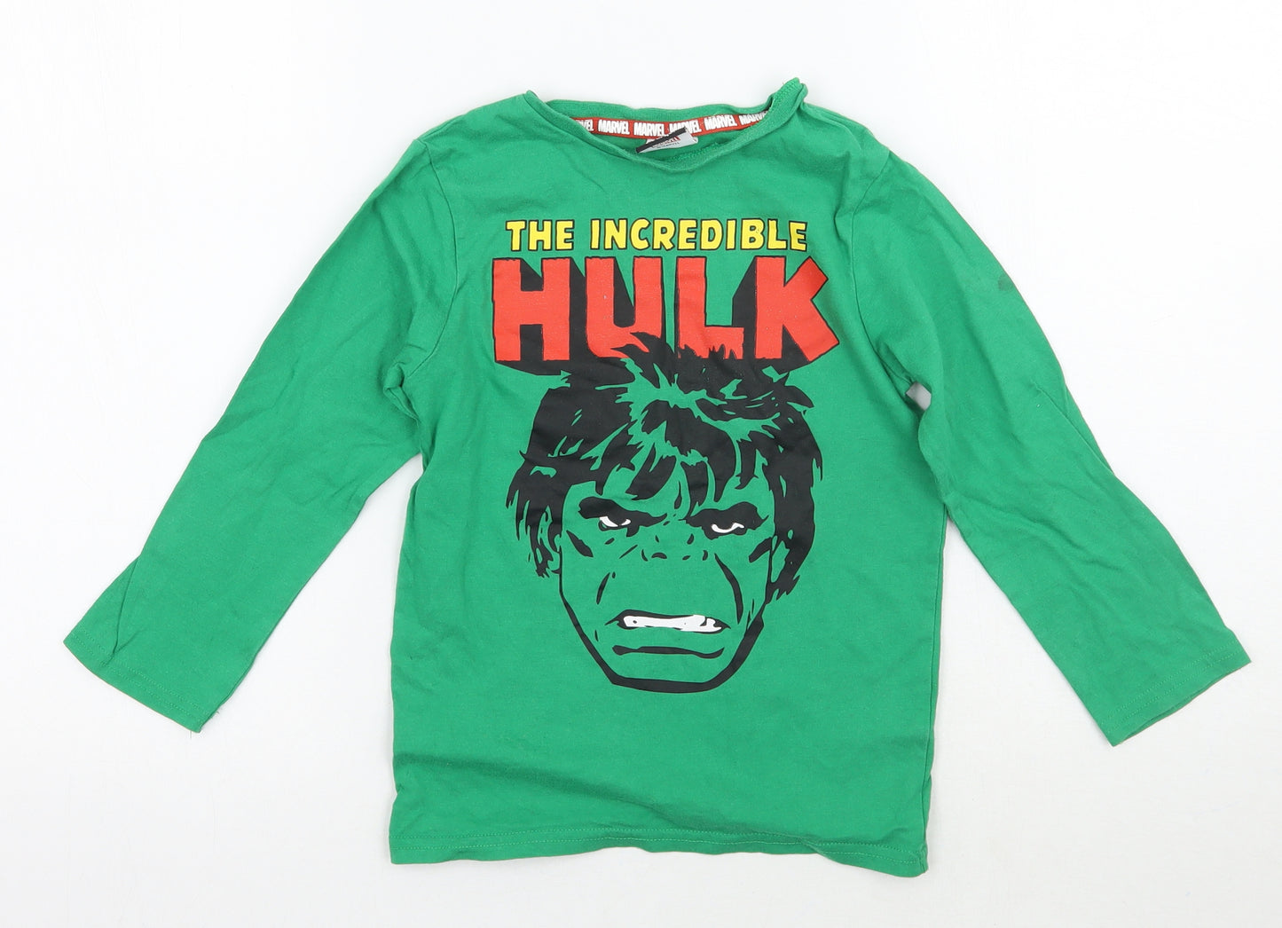 George Boys Green   Basic T-Shirt Size 5-6 Years
