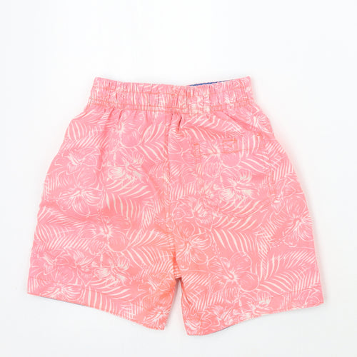Primark Boys Pink Floral  Bermuda Shorts Size 7-8 Years