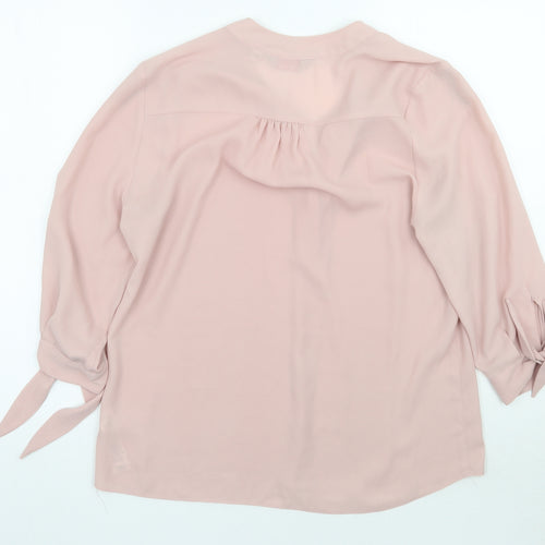 Dorothy Perkins Womens Pink   Basic Blouse Size 10