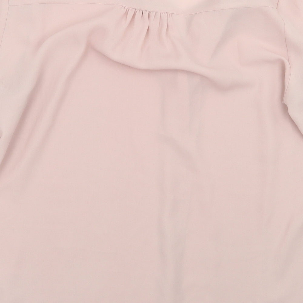 Dorothy Perkins Womens Pink   Basic Blouse Size 10