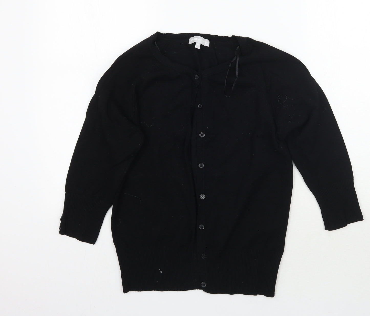 Red Herring Womens Black   Cardigan Jumper Size 12