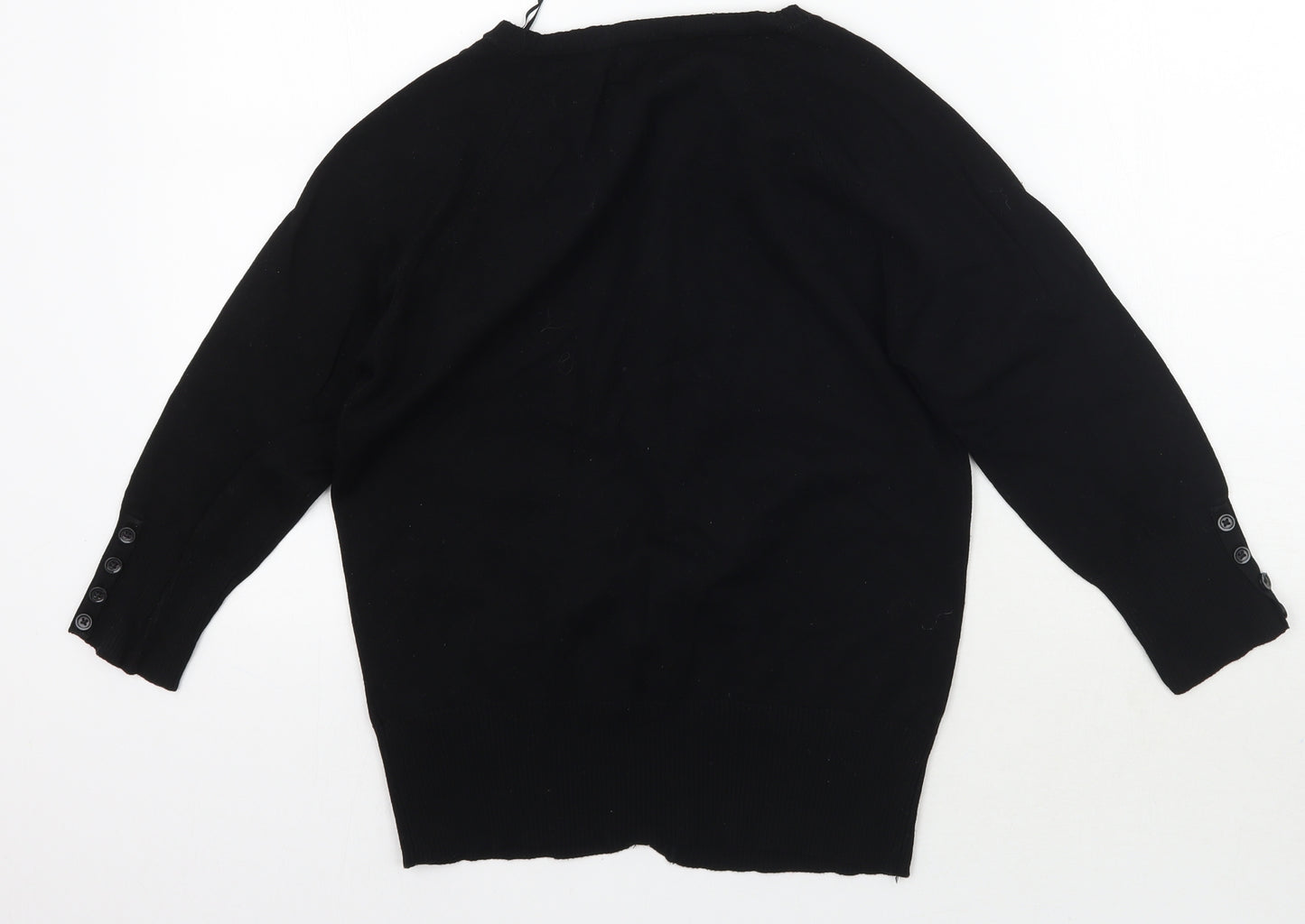Red Herring Womens Black   Cardigan Jumper Size 12