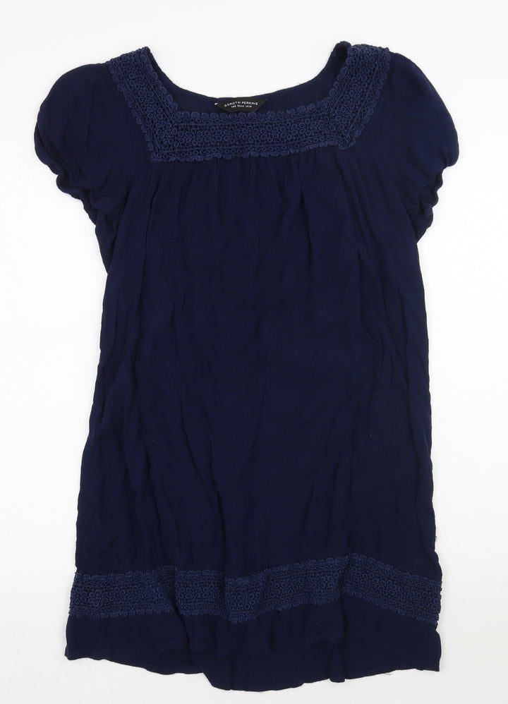 Dorothy Perkins Womens Blue A-Line Size 12