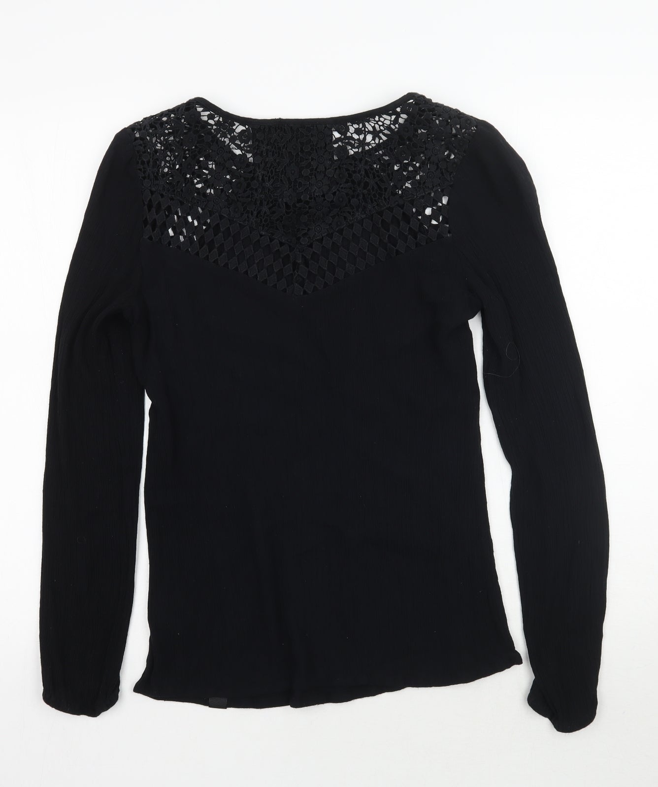 Superdry Womens Black   Basic Blouse Size L
