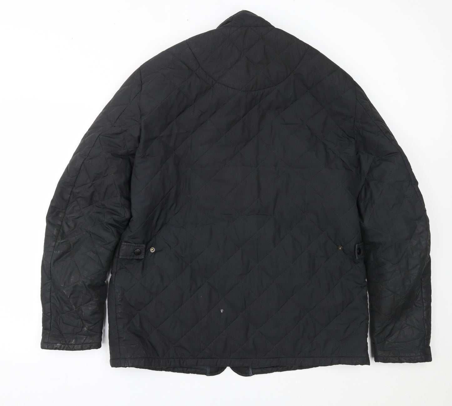 Barbour Mens Black   Overcoat Coat Size L