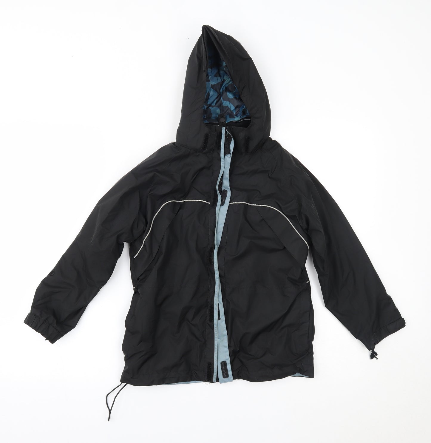 Peter Storm Boys Black   Rain Coat Jacket Size 7-8 Years