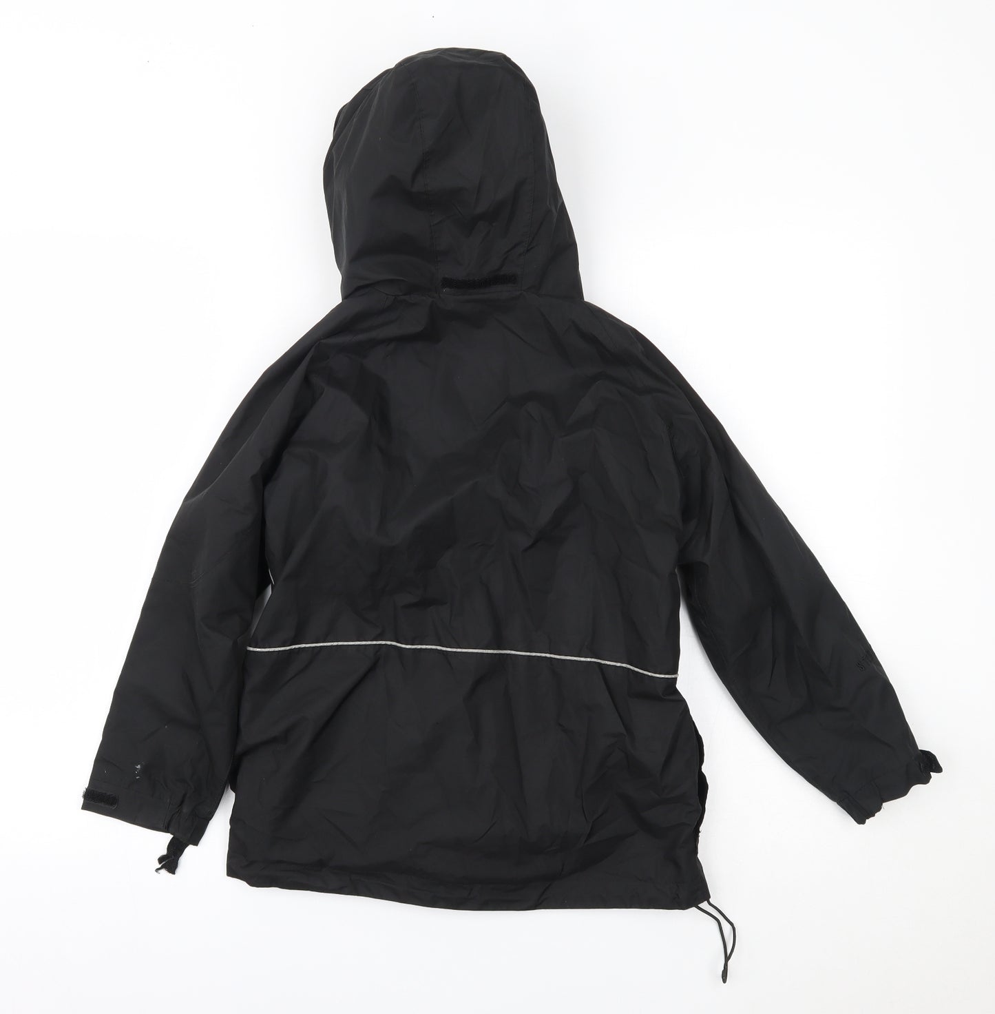 Peter Storm Boys Black   Rain Coat Jacket Size 7-8 Years