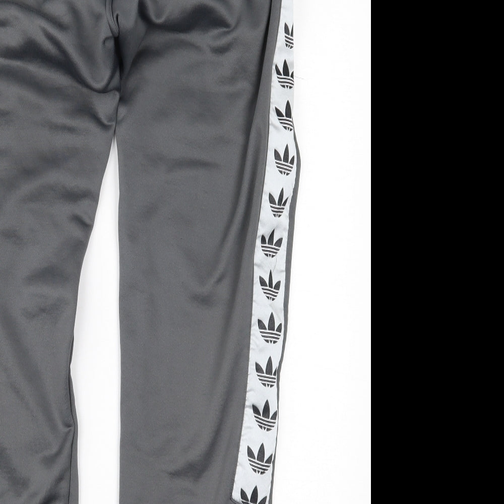 adidas Mens Grey   Sweatpants Trousers Size L L28 in