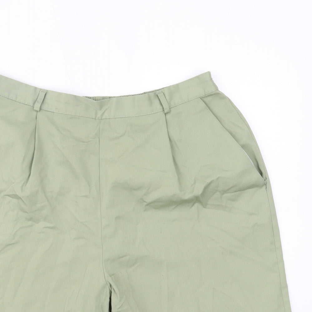 isabelle Womens Green   Paperbag Shorts Size 16