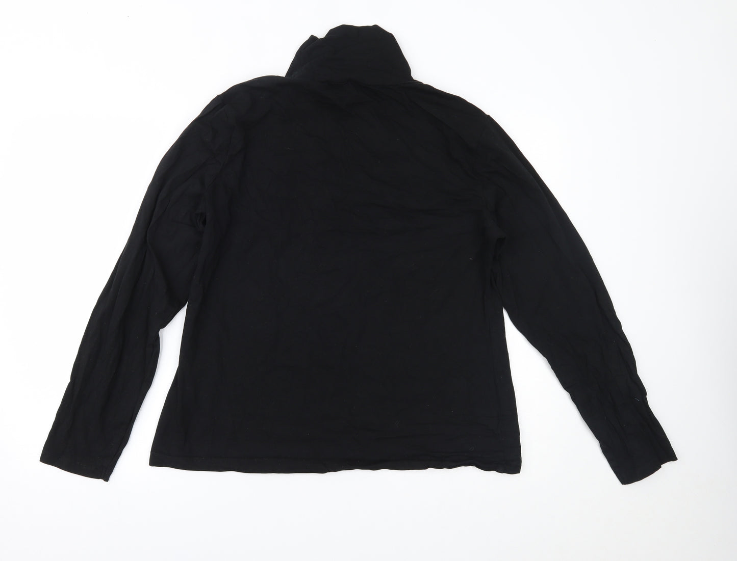 Boohoo Womens Black   Basic Blouse Size 22