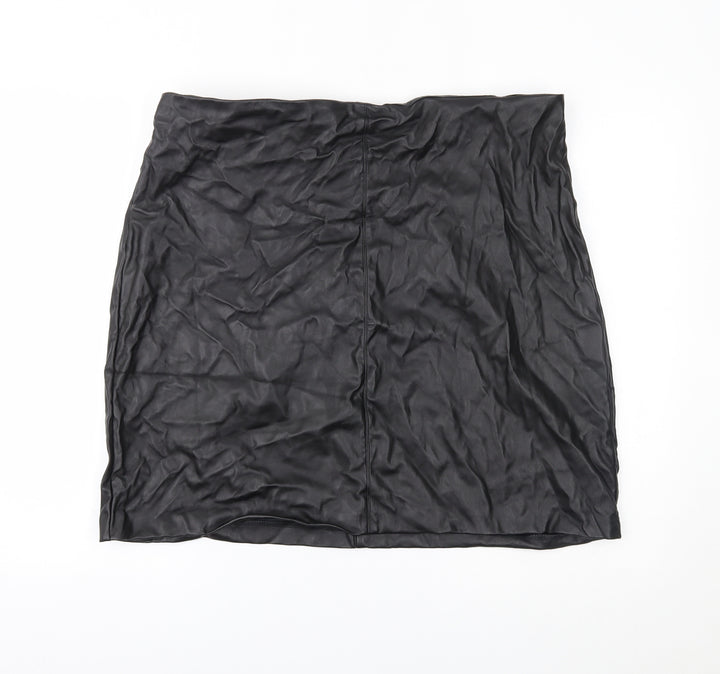 SheIn Womens Black Mini Skirt Size 4XL