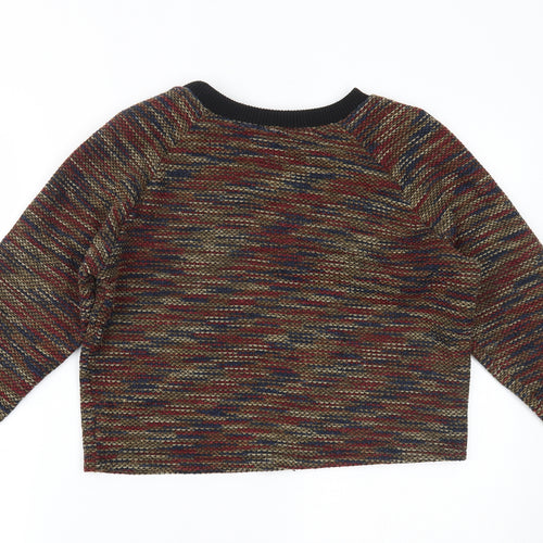 Glamorous Womens Multicoloured   Cropped Blouse Size 10