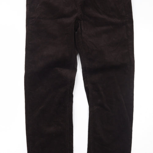 Marks and Spencer Womens Brown   Trousers  Size 14 L29 in