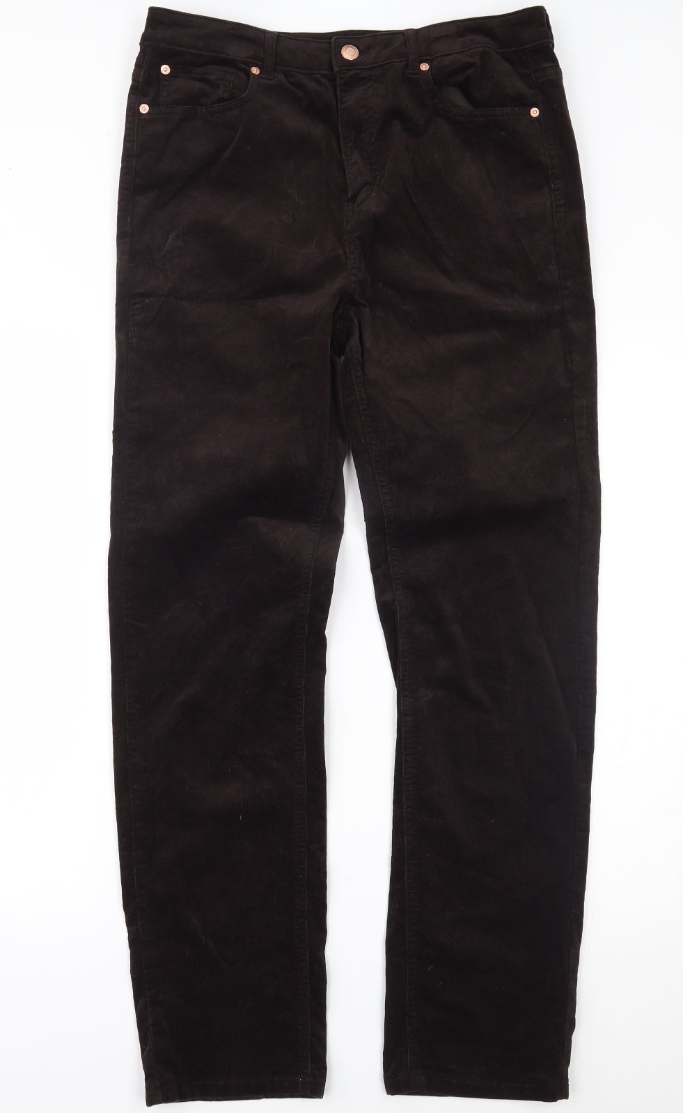 Marks and Spencer Womens Brown   Trousers  Size 14 L29 in