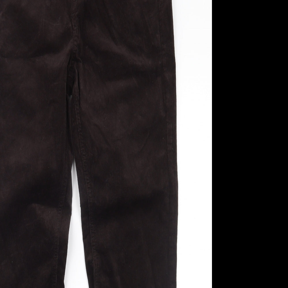 Marks and Spencer Womens Brown   Trousers  Size 14 L29 in
