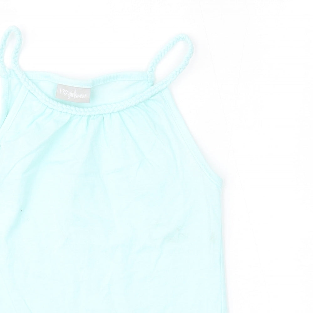 Matalan Girls Blue   Camisole Tank Size 9 Years