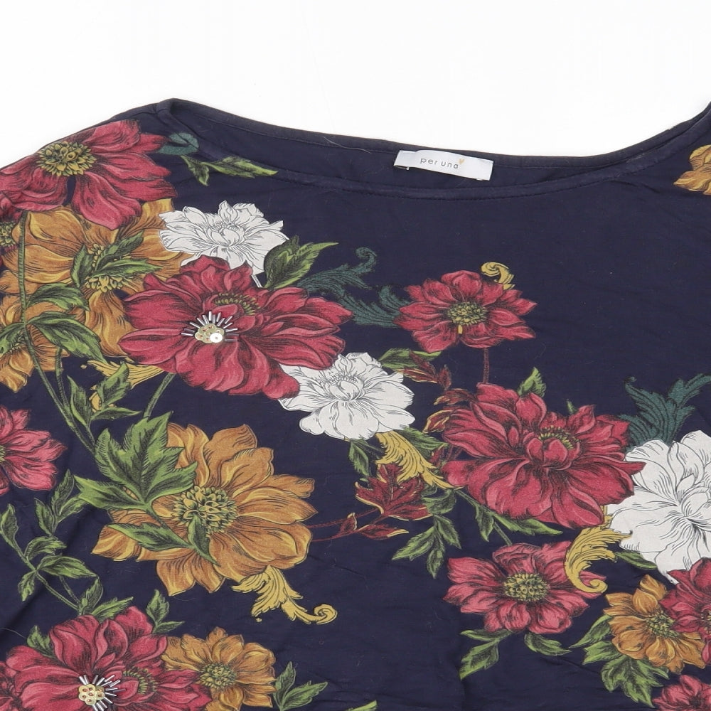 Per Una Womens Blue   Basic Blouse Size 20
