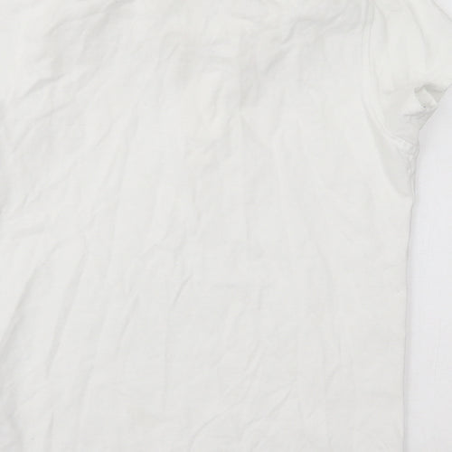 Georgre Girls White   Basic Polo Size 13-14 Years