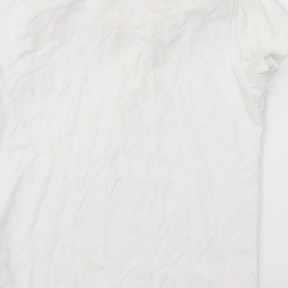 Georgre Girls White   Basic Polo Size 13-14 Years