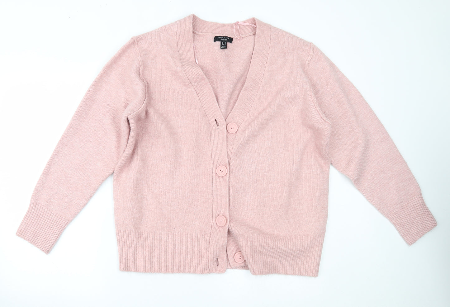 New Look Womens Pink   Cardigan Jumper Size S