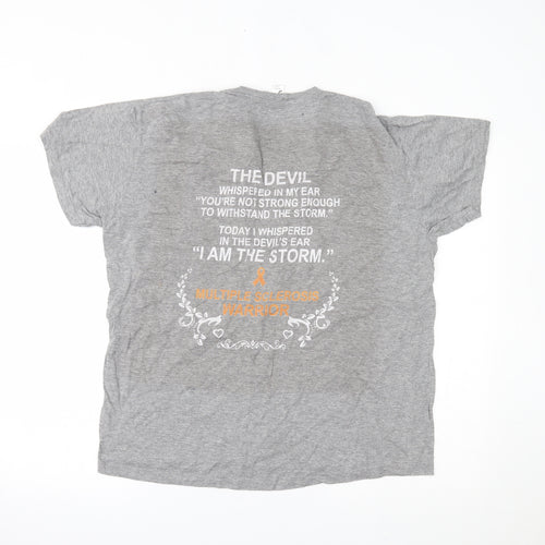 SOLS Womens Grey   Basic T-Shirt Size L