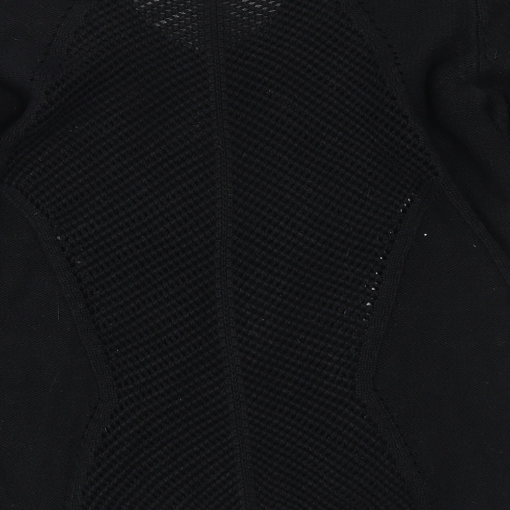 Sheego Womens Black   Pullover Jumper Size 14