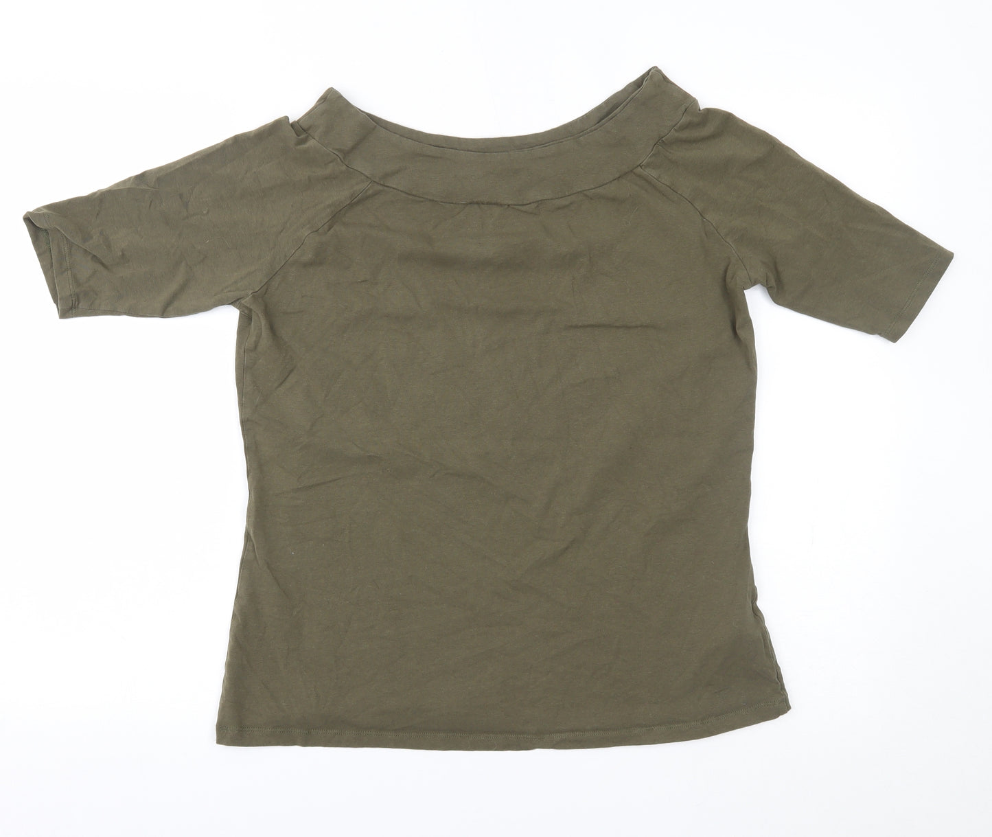 LABEL BE Womens Green   Basic Blouse Size 16