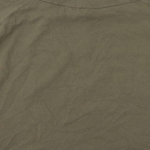 LABEL BE Womens Green   Basic Blouse Size 16
