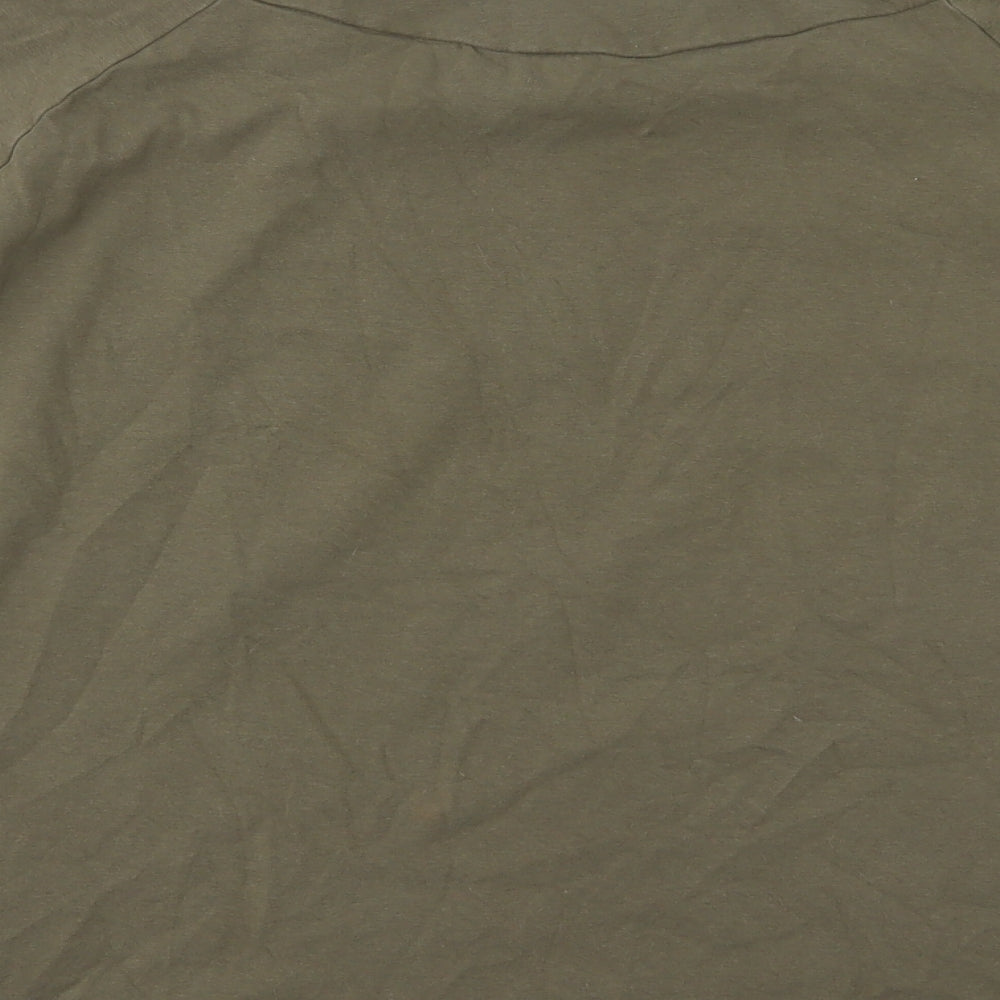 LABEL BE Womens Green   Basic Blouse Size 16