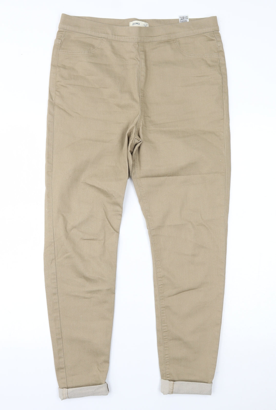 Marks and Spencer Womens Beige   Jegging Jeans Size 14 L28 in