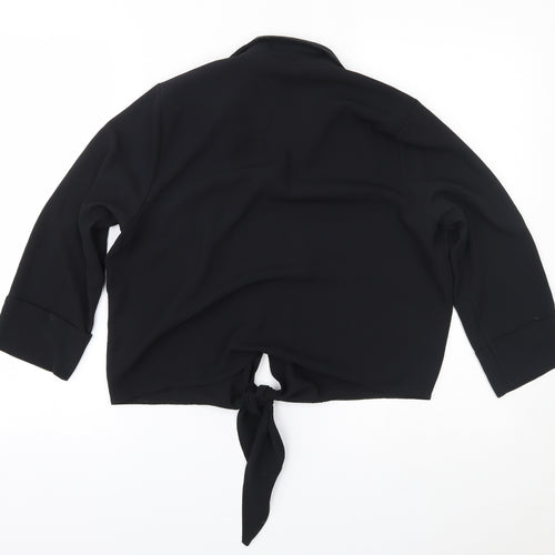 Select Womens Black   Basic Blouse Size 10
