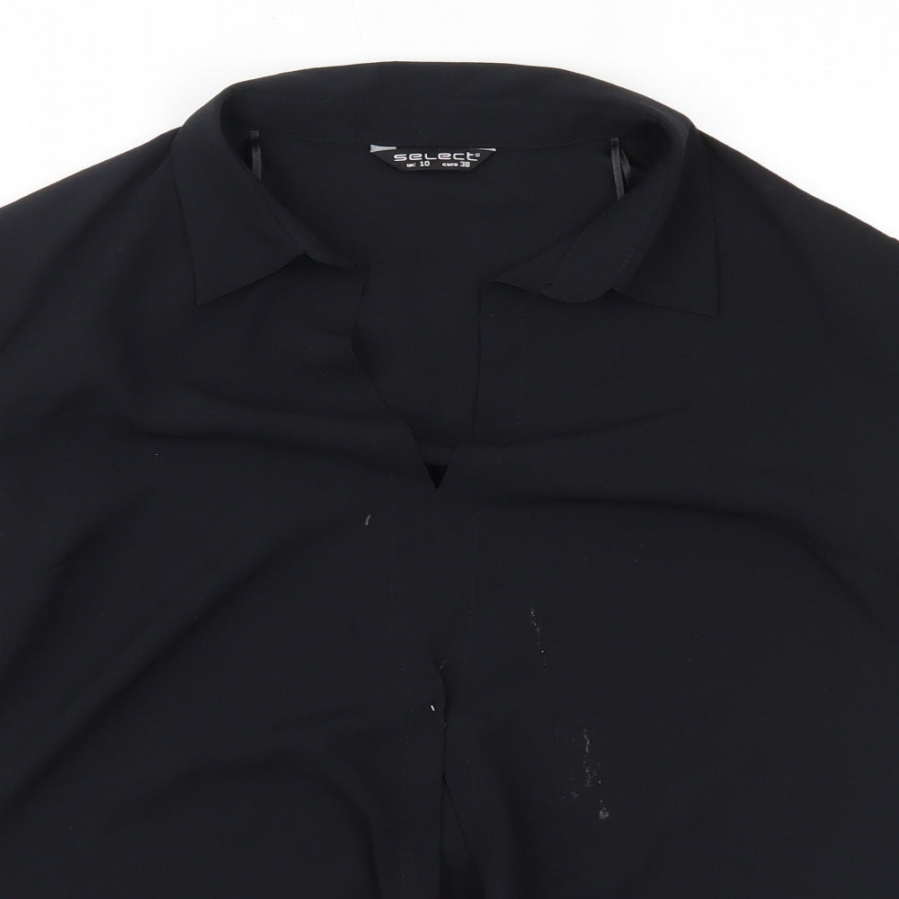 Select Womens Black   Basic Blouse Size 10
