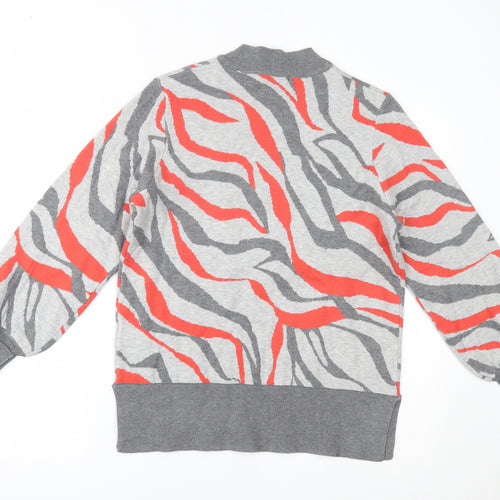 Marks and Spencer Womens Grey Animal Print  Pullover Sweatshirt Size M