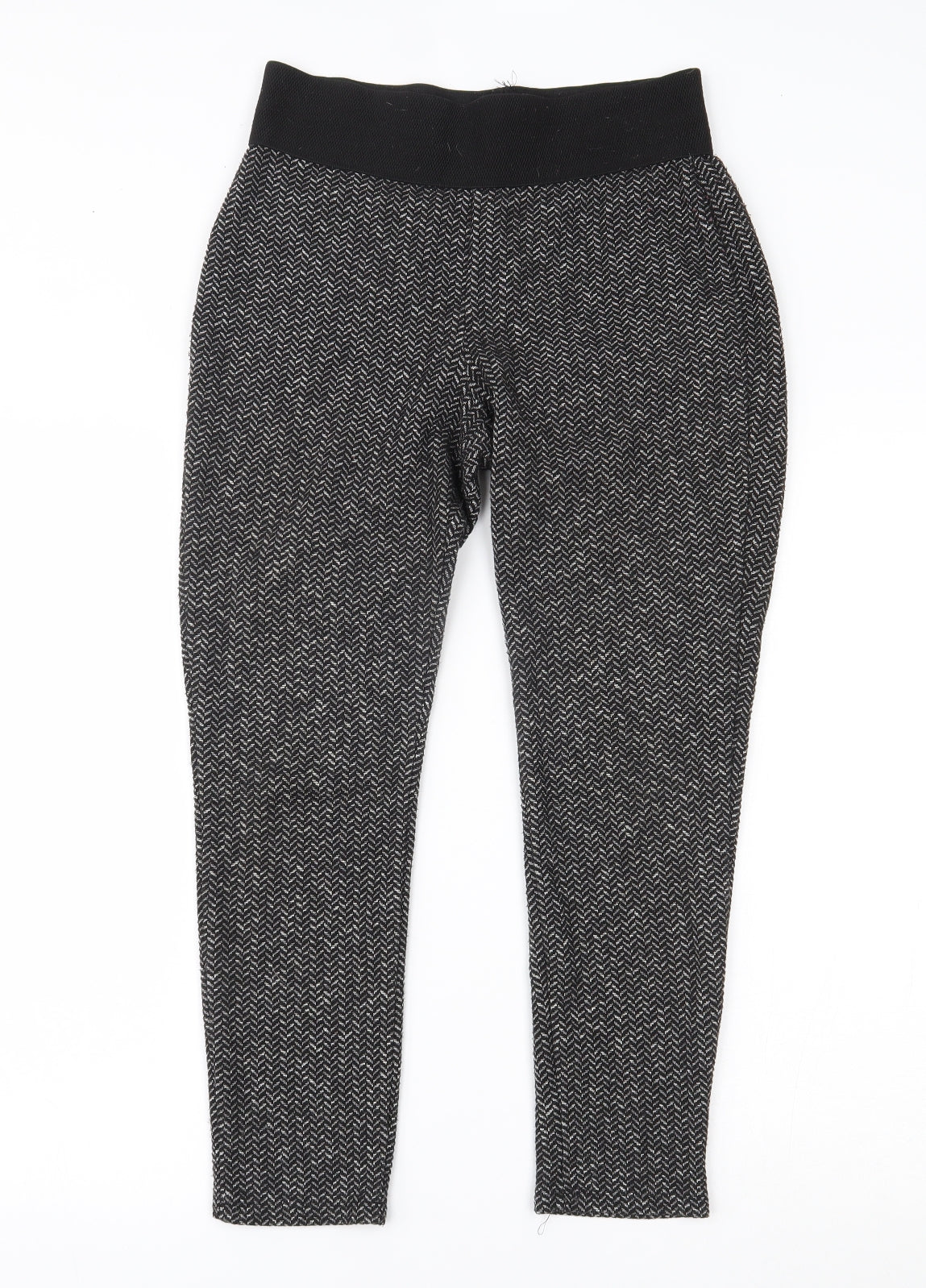 Marks and Spencer Womens Black    Leggings Size 12 L22.5 in