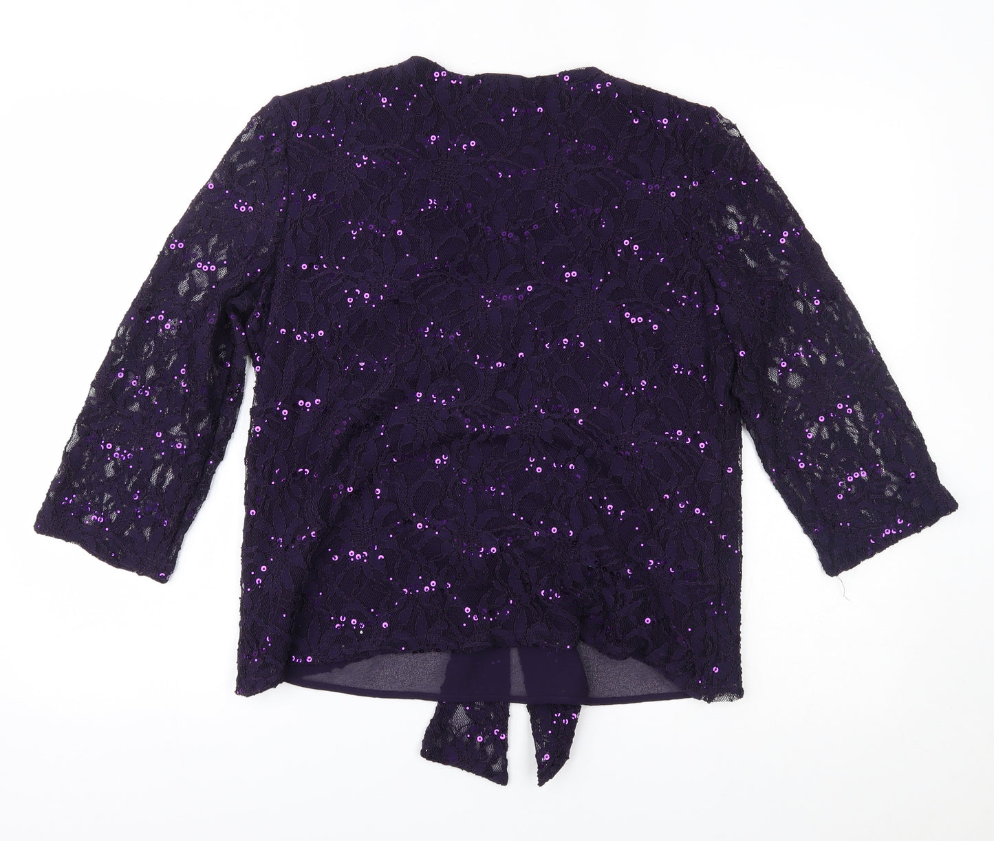 Roman Originals Womens Purple   Basic Blouse Size M